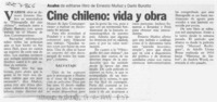 Cine chileno, vida y obra  [artículo].