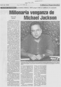 Millonaria venganza de Michael Jackson
