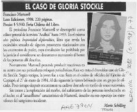 El caso de Gloria Stockle  [artículo] Mario Schilling.