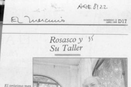 Rosasco y su taller  [artículo].