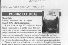 Páginas excluidas  [artículo] Rosa María Verdejo.