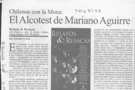 El alcotest de Mariano Aguirre  [artículo] Antonio Avaria.