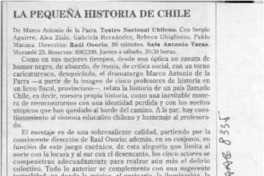 La pequeña historia de Chile  [artículo] Eduardo Guerrero.