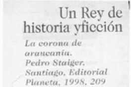 Un rey de historia y ficción  [artículo] Eduardo Guerrero del Río.