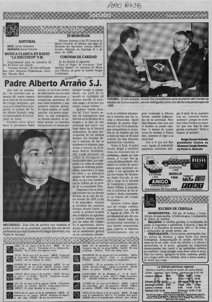 Padre Alberto Arraño S.J.