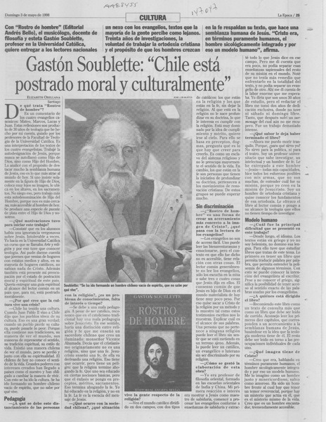 Rostro De Hombre Gaston Soublett