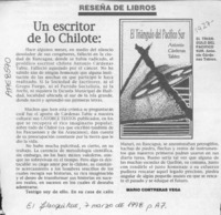 Un escritor de lo Chilote  [artículo] Mario Contreras Vega.