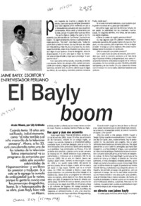 El Bayly boom  [artículo] Lily Urdinola.