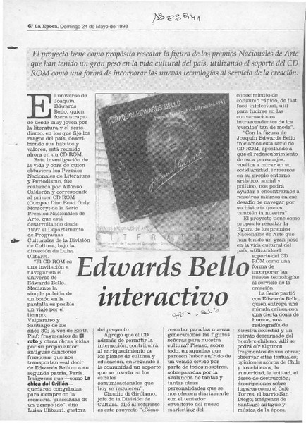 Edwards Bello interactivo  [artículo].