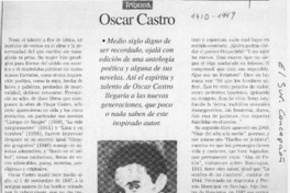 Oscar Castro  [artículo] R. G. G.