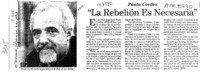 "La ReBelión es necesaria"  [artículo].