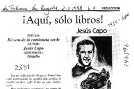 Aquí solo libros!  [artículo] Jorge Abasolo Aravena.