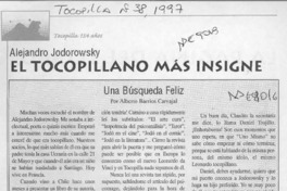 Alejandro Jodorowsky, el tocopillano más insigne  [artículo] Daniel Trujillo Rivas.