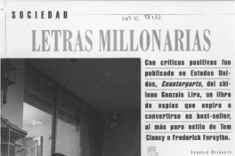 Letras millonarias  [artículo] Ignacio Olivares.