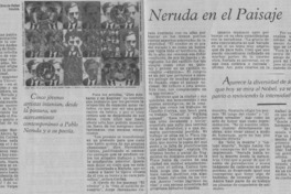 Neruda en el paisaje  [artículo] Elizabeth Neira.