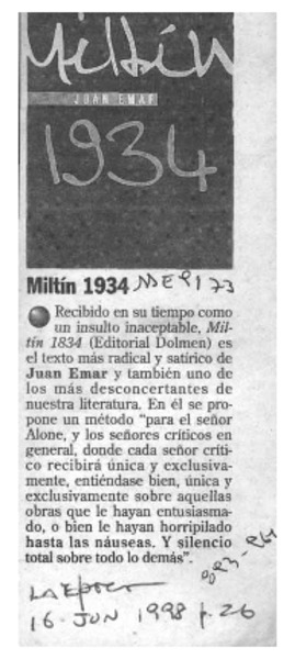 Miltín 1934  [artículo].
