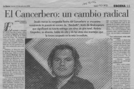 El cancerbero, un cambio radical  [artículo] Rocío Lineros.