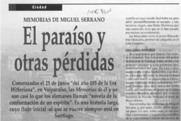 El paraíso y otras pérdidas  [artículo] Roberto Merino.