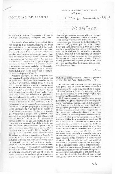 El mundo, creación y promesa de Dios  [artículo] Carlos Casale Rolle.