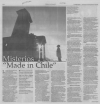 Misterios "Made in Chile"