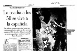 La osadía a los 50 se vive a la española  [artículo] Elizabeth Neira.