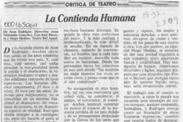 La contienda humana  [artículo] Luisa Ulibarri.