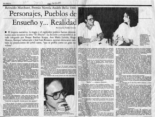 Personajes, pueblos de ensueño y -- realidad  [artículo] Cecilia Valdés Urrutia.