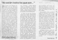 "No están todos los que son -- "  [artículo] Pacián Martínez.