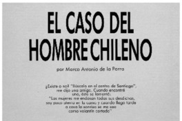El caso del hombre chileno