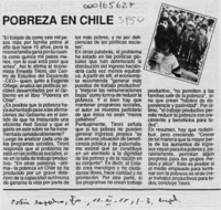 Pobreza en Chile  [artículo].