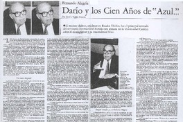 Darío y los cien años de "Azul" (entrevista)