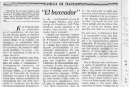 "El boxeador"  [artículo] Luisa Ulibarri.