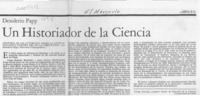 Un historiador de la ciencia  [artículo] Jorge Estrella.