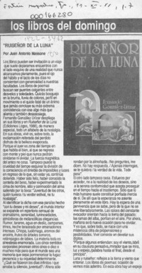"Ruiseñor de la luna"  [artículo] Juan Antonio Massone.