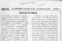 Antología de fábulas  [artículo] Lincoyán.