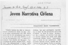 Joven narrativa chilena  [artículo] Wellington Rojas Valdebenito.