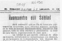 Reencuentro con Samuel  [artículo] Orlando Gutiérrez Salinas.