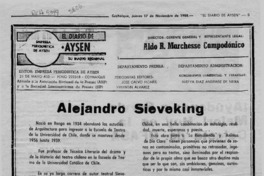 Alejandro Sieveking  [artículo].