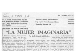 "La mujer imaginaria"  [artículo] Gonzalo Drago.