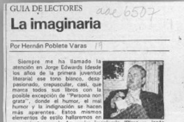 La imaginaria  [artículo] Hernán Poblete Varas.