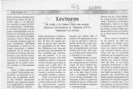 Lecturas  [artículo] Mario San Martín.