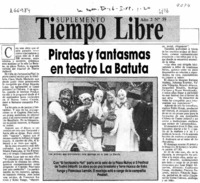 Piratas y fantasmas en teatro La Batuta  [artículo].