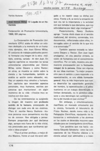 Juan Gómez Millas, el legado de un humanista  [artículo] Erwin Haverbeck O.