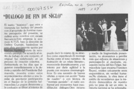 "Diálogo de fin de siglo"  [artículo].