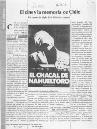 El cine y la memoria de Chile  [artículo] Carolina Díaz.