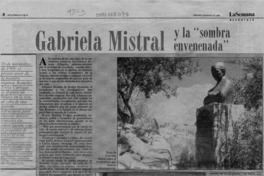 Gabriela Mistral y la "sombra envenenada"  [artículo] Rubén Moore Jeraldo.