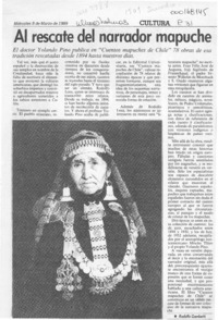 Al rescate del narrador mapuche  [artículo] Rodolfo Gambetti.