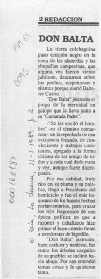 Don Balta  [artículo].