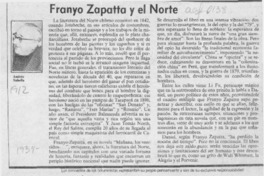 Franyo Zapatta y el Norte