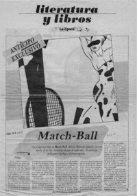 Match-Ball  [artículo] Antonio Skármeta.